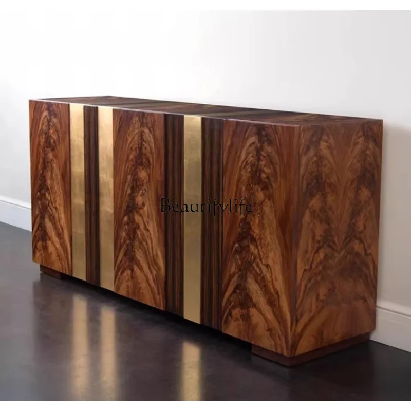 

Postmodern Italian side cabinet light luxury porch Nordic light luxury side cabinet