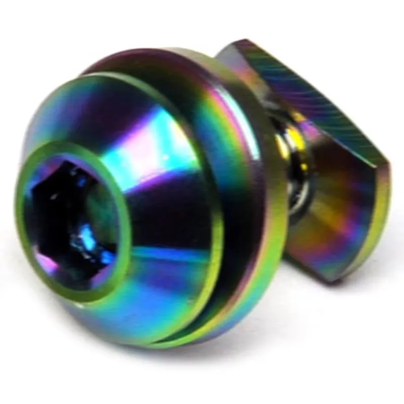 4 قطعة دراجة C المشبك أحذية الفرامل التيتانيوم الجوز ل Brompton Cline Pline Tline أحذية الفرامل مسامير التيتانيوم #4