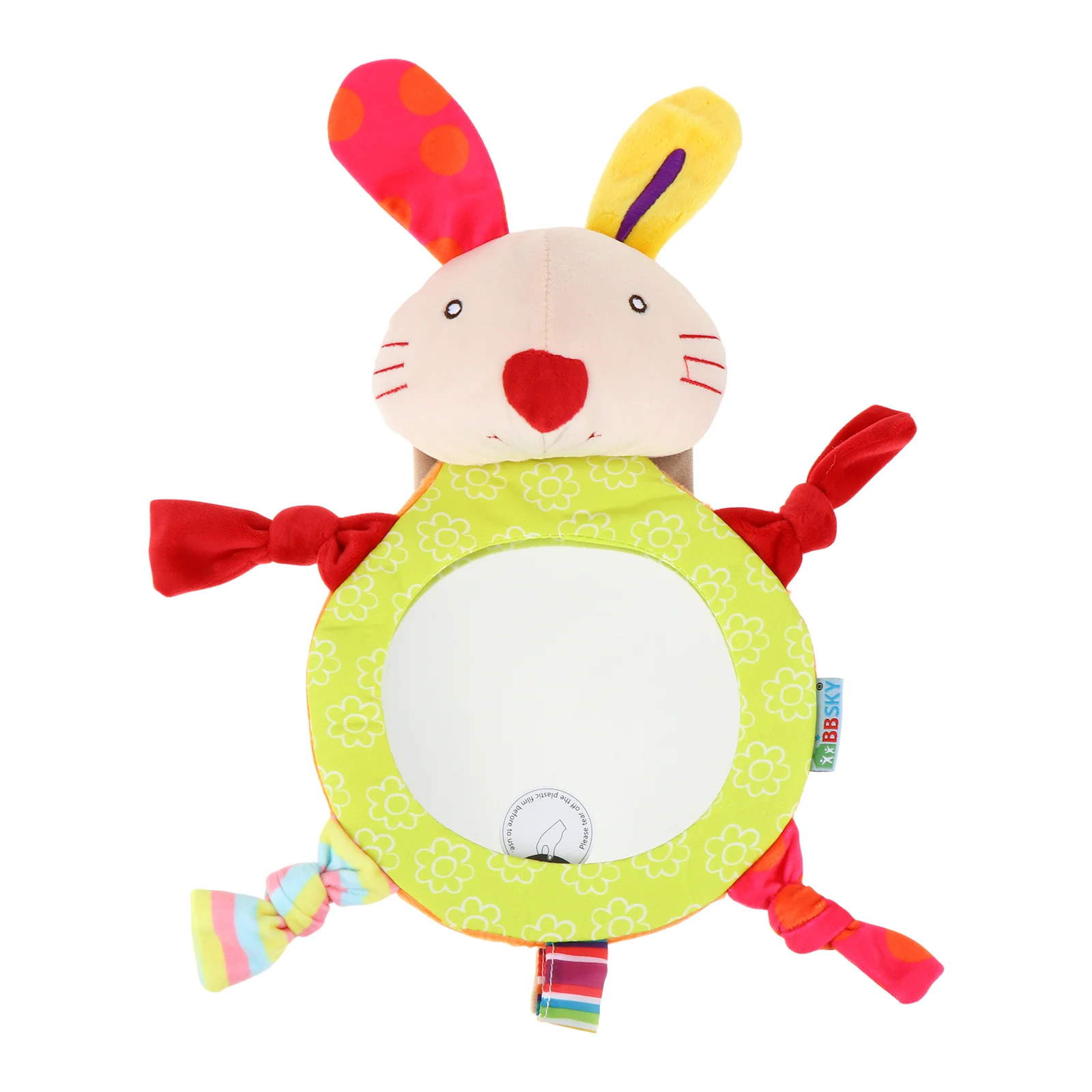 1 قطعة مرآة سيارة للأطفال على شكل حيوانات كرتونية متينة من الأكريليك آمنة لحديثي الولادة، سهلة التركيب، مرآة سيارة للأطفال الرؤية الخلفية