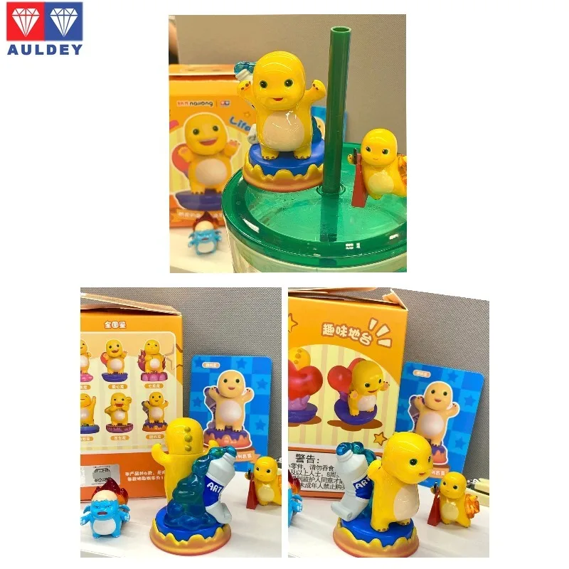 

New In Stock Audi Double Diamond Genuine Yellow Milk Dragon Fun Life Series Figure Model Ornaments Collection Holiday Gifts