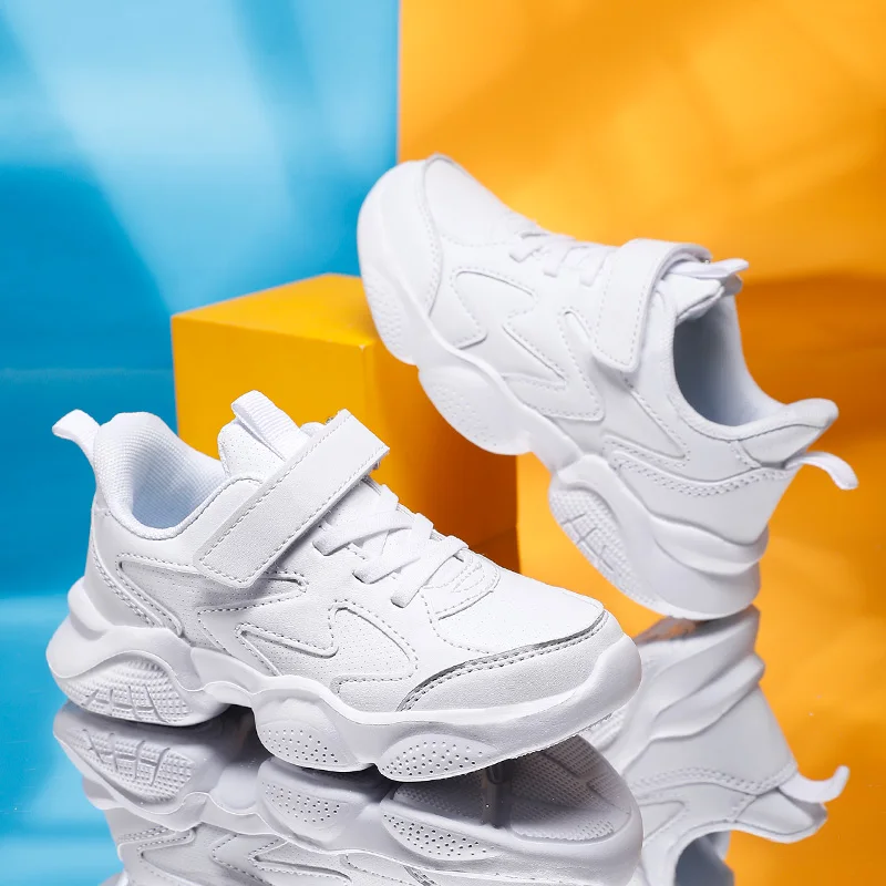 

Boys Girls Fashion Sneakers Children Wear Resistant Shoes Lightweight Slip Sole Breathable Upper Outdoor Daily Walking Shoes