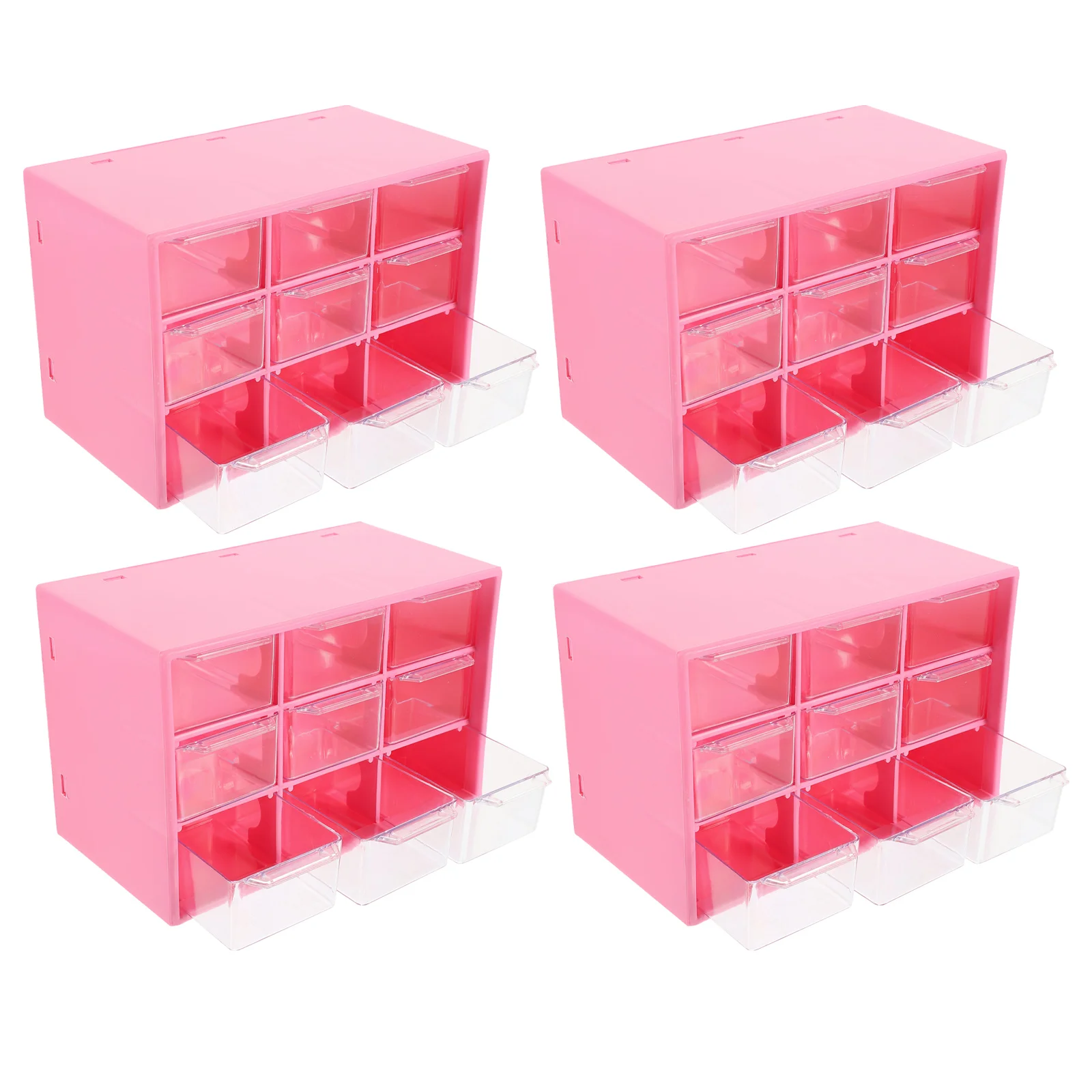

Drawer Storage Box Plastic Desktop Drawers Beads Holder Marker Organizer Unit Small for Mini Jewelry