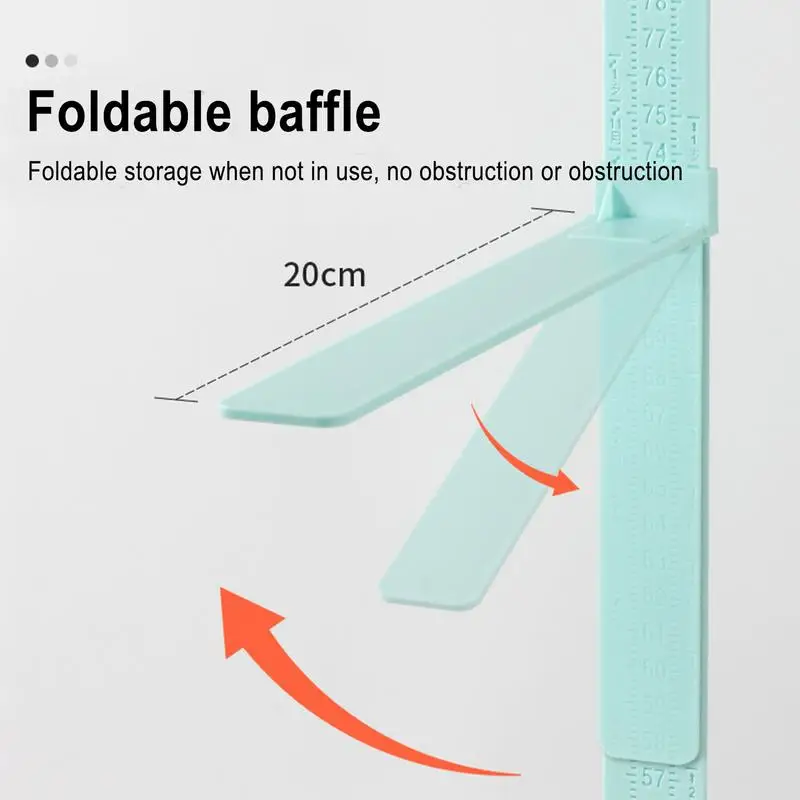 Spliced Height Ruler Children 3D Growth Chart 3D Removable And Reusable Kids Height Measurement For Living Rooms Bedrooms