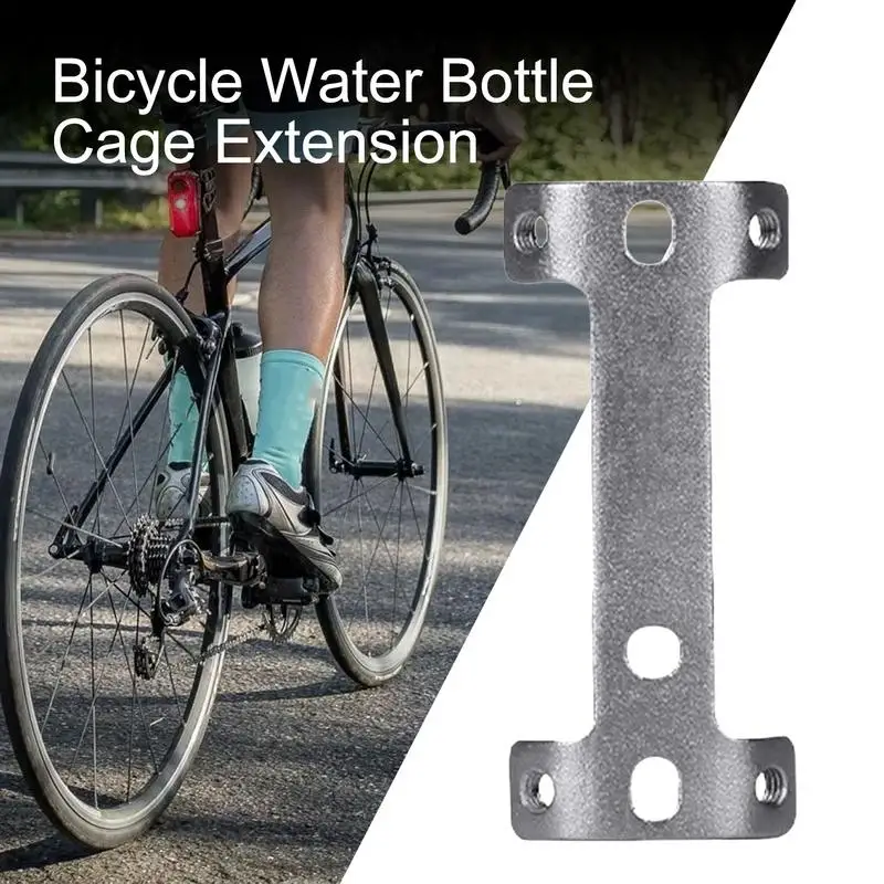 

Water Bottle Cage Mount Bracket Aluminum Alloy Bicycle Bottle Cage Extension Adapter Stable Alt Position Cage Mount Lightweight