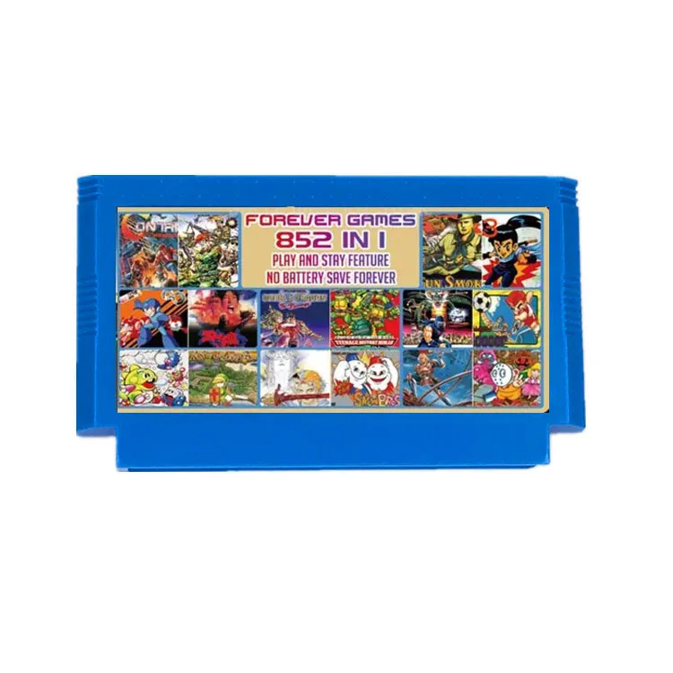 FOREVER DUO GAMES 852 w 1 (405+447) Kartridż z grami na konsolę z 60 pinami, łącznie 852 gier, układ Flash 1024MBit w użyciu — zdjęcie produktu 5