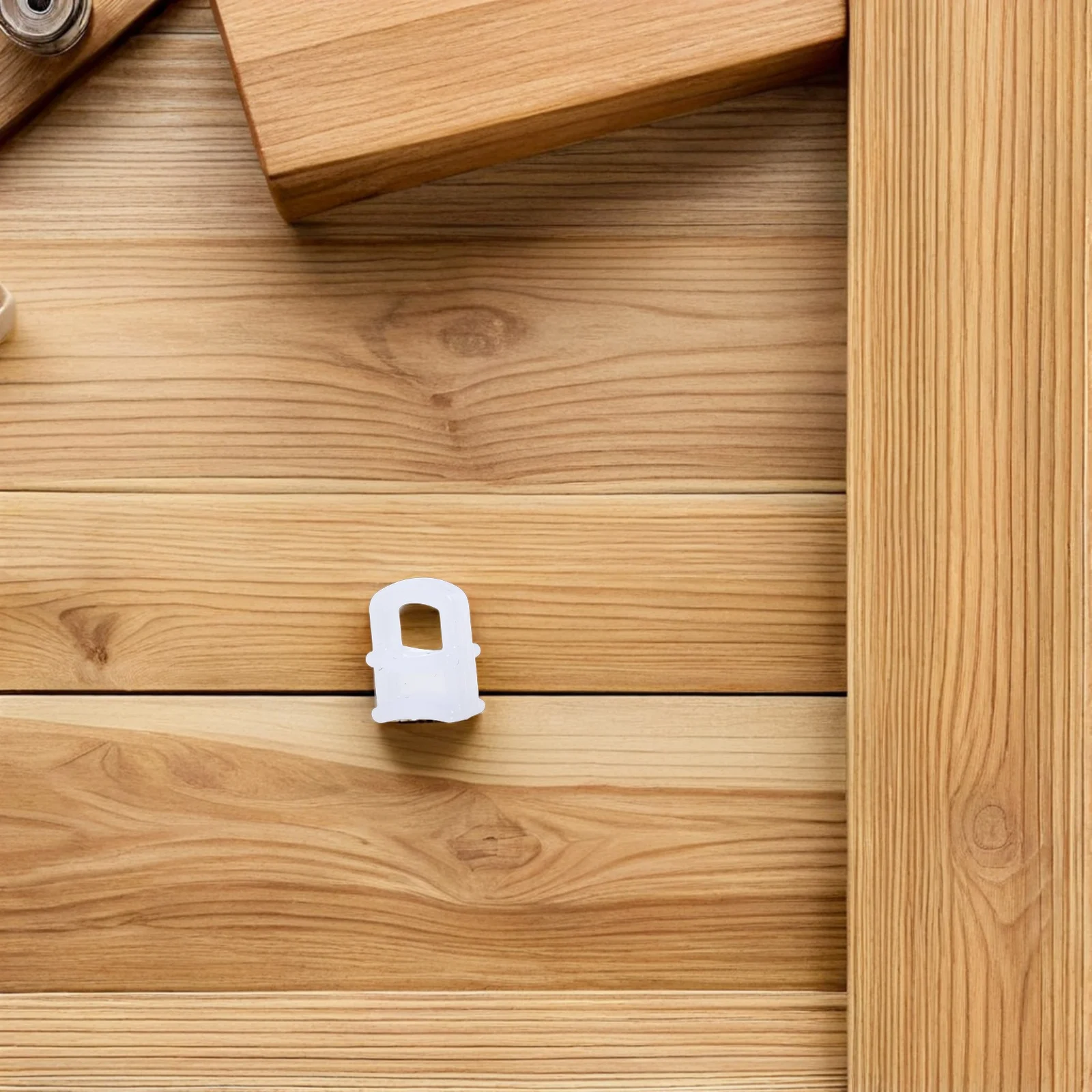 

150pcs Small Square White Plastic Roller Hooks Silent Curtain Track Runners for Car Home Decor Sliding Drapery Pulley