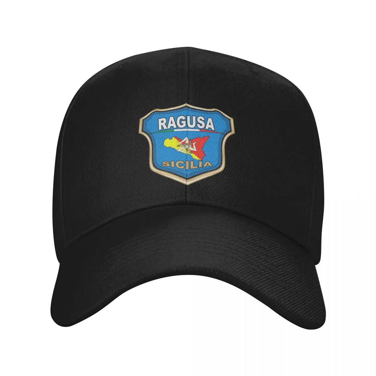 

Ragusa Sicilia coat of arms Baseball Cap derby hat Ball Cap Custom Cap Women's Beach Outlet 2025 Men's