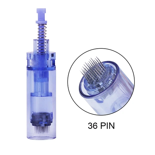 10pcs 50pcs Ultima Dr Pen A1 Replacement Needle Cartridge Bayonet For Dermapen A1-W Microneedling Pen Tattoo Tips