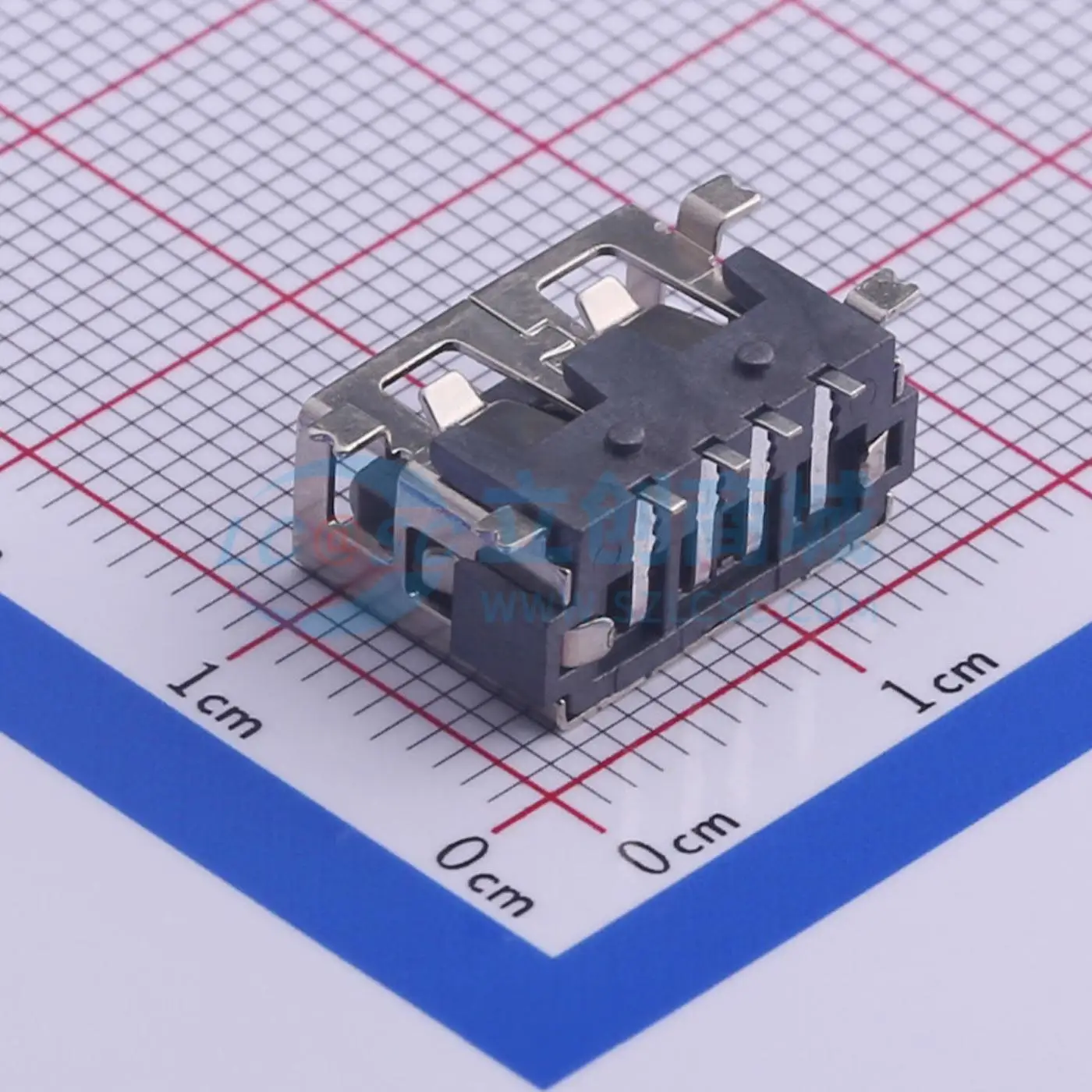 171pcs AF 10.0 QT-ZB6.8 SMD Type-A USB 2.0 USB Connector
