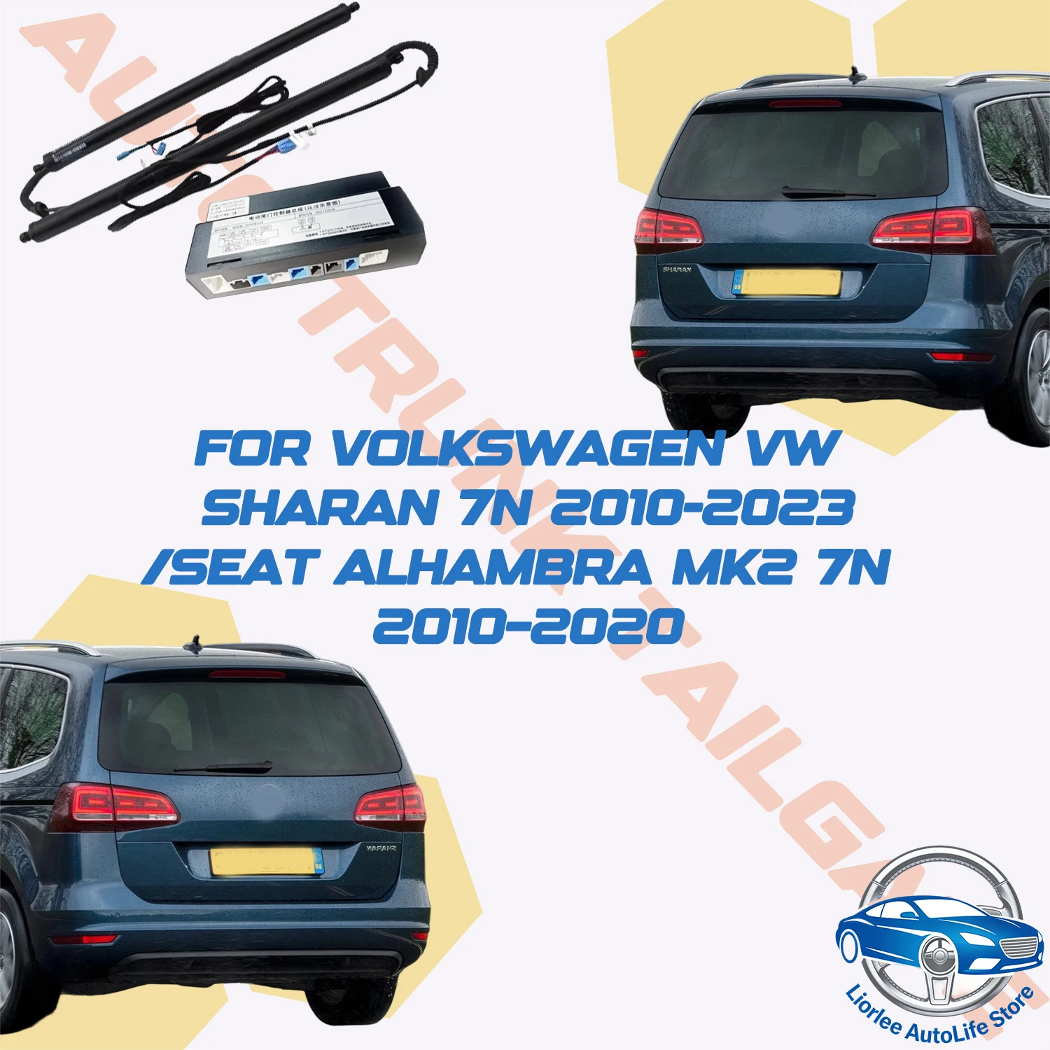 For Volkswagen VW Sharan/SEAT Alhambra 7N 2010–2020 Car Power Trunk Lift Electric Hatch Tail gate Strut Auto Rear Door Actuator