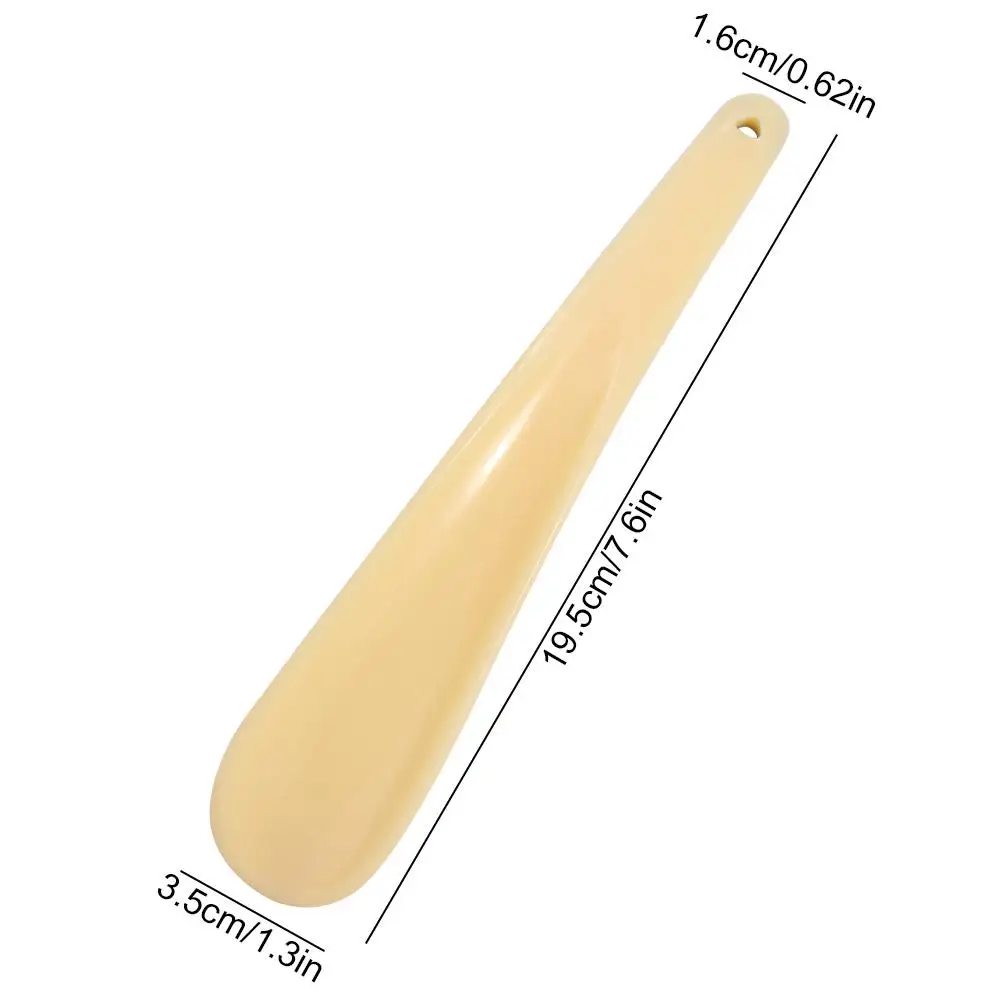 Аксессуары для обуви, 7,6-дюймовый рожок для обуви, полипропиленовый пластиковый подъемник в форме ложки, легкий модный стиль, помощник для ленивой обуви для детей