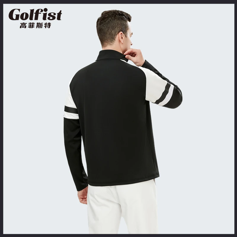 Golfist Golf Men's Autumn and Winter Men's Outdoor Windproof Jacket High Quality Men Overcoat Turn-down Collar Breathable