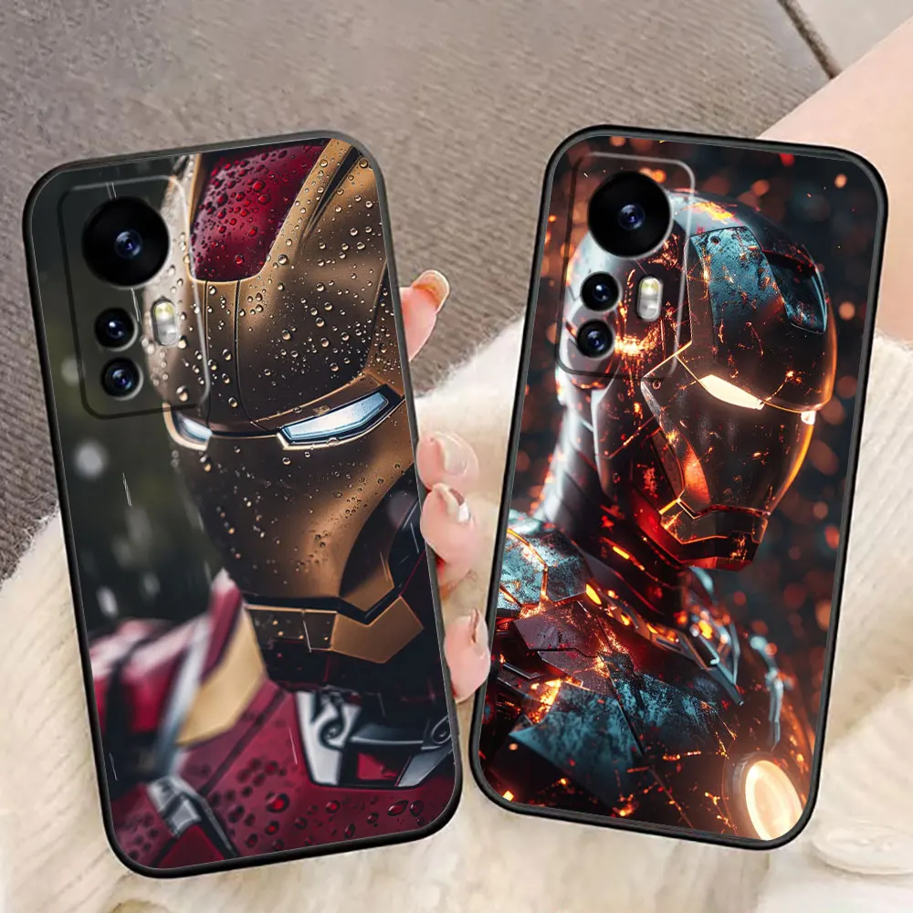 Marvel Iron Man Cool Cover Phone Case For Xiaomi 9 10T 11 11T 12 12T 13 POCO F3 F4 F5 F6 X3 X4 X5 M3 M4 M5 M6 Case Funda Capa