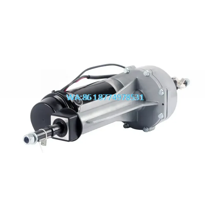 Wmwmnu 24V 400W DC Drive Axle Motor for Cleaning Car Washing Dust Trolley Differential Rear Axle with Electromagnetic