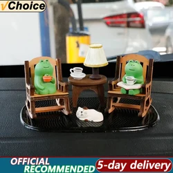 Car Decoration Cartoon Animal Cat Ornaments Japanese ZAKKA Frog Car Interior Decoration Office Table Ornaments Car Accessories