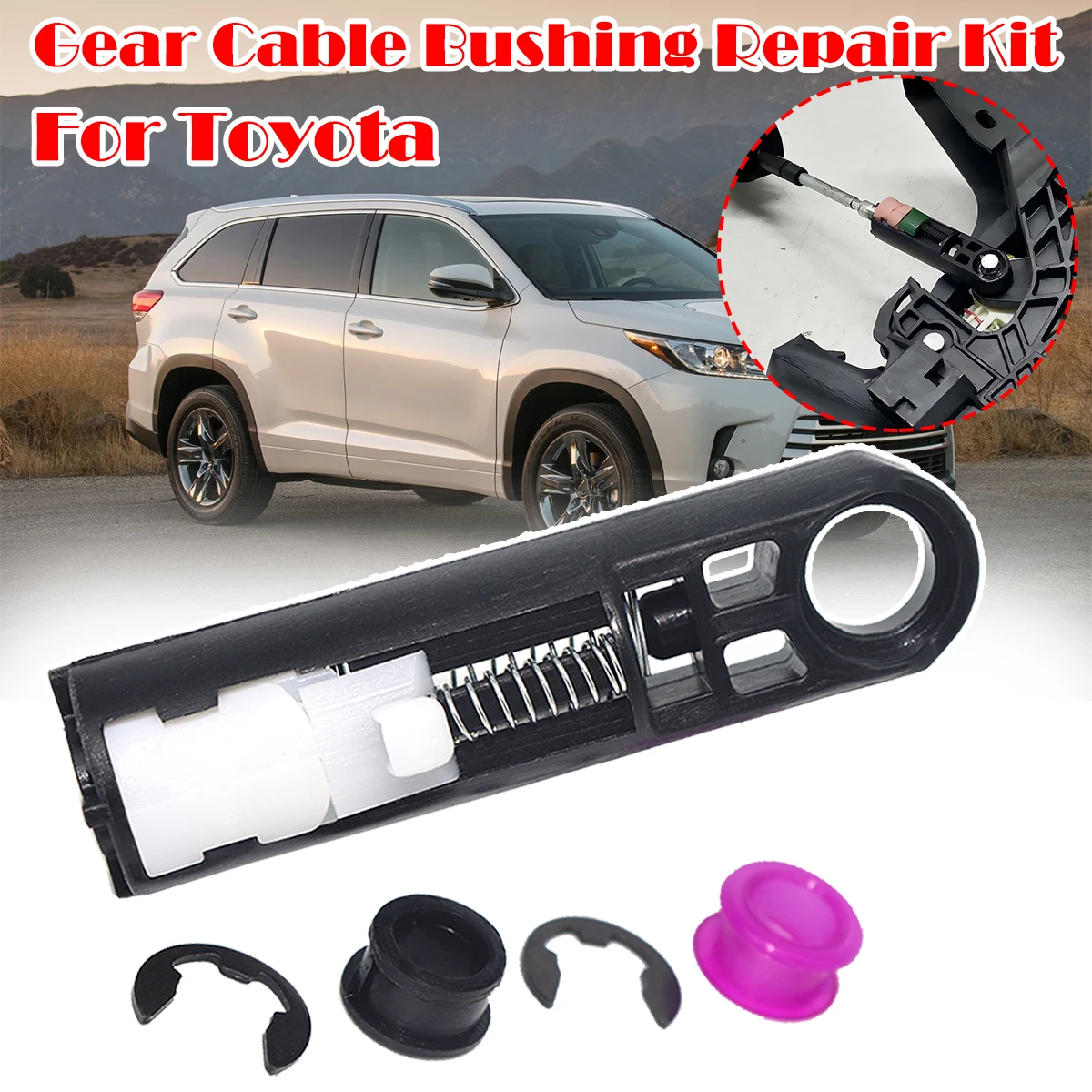 

Втулка концевого стержня переключения передач для Toyota Highlander Camry VIII XV70 XV50 RAV 4 Lexus GX 400/460 J150 2010-2023