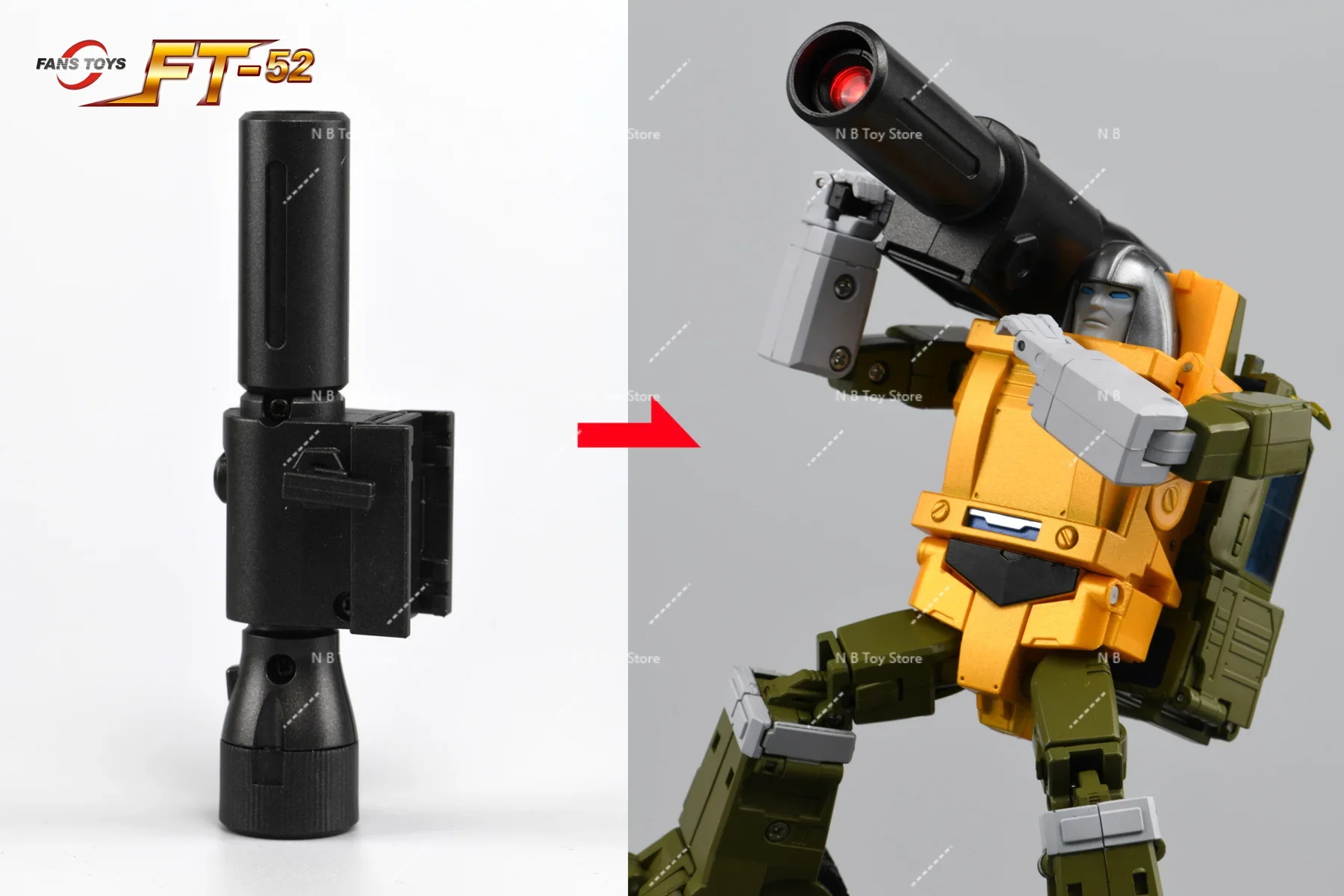 [Op voorraad] Fanstoys FT-52 FT52 AUSSIE OUTback MP RATIO Action Figure 3rd Party Transformatie Robot Speelgoed Model met Doos