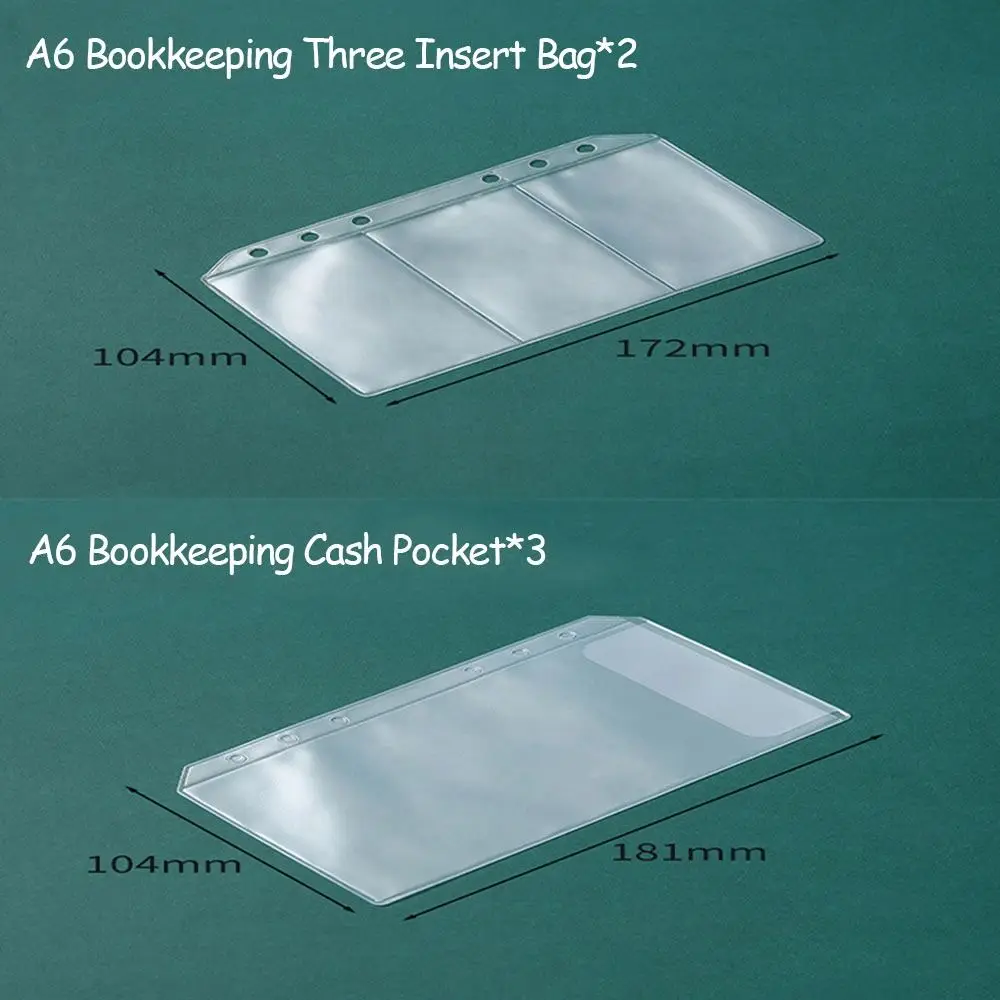 Save Money Envelopes Money Saving Challenge Large Capacity PVC Savings Binder Waterproof Portable Savings Challenges Book