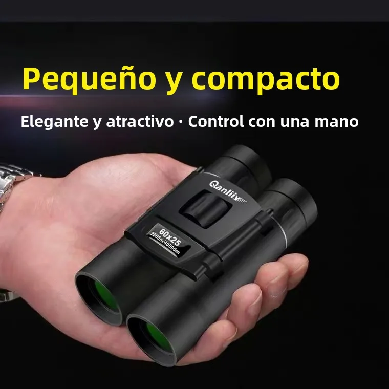 Telescopio Binocular de Alta Definición para Observación Nocturna, Fotografía Móvil, Conciertos al Aire Libre, Lente Doble, O...