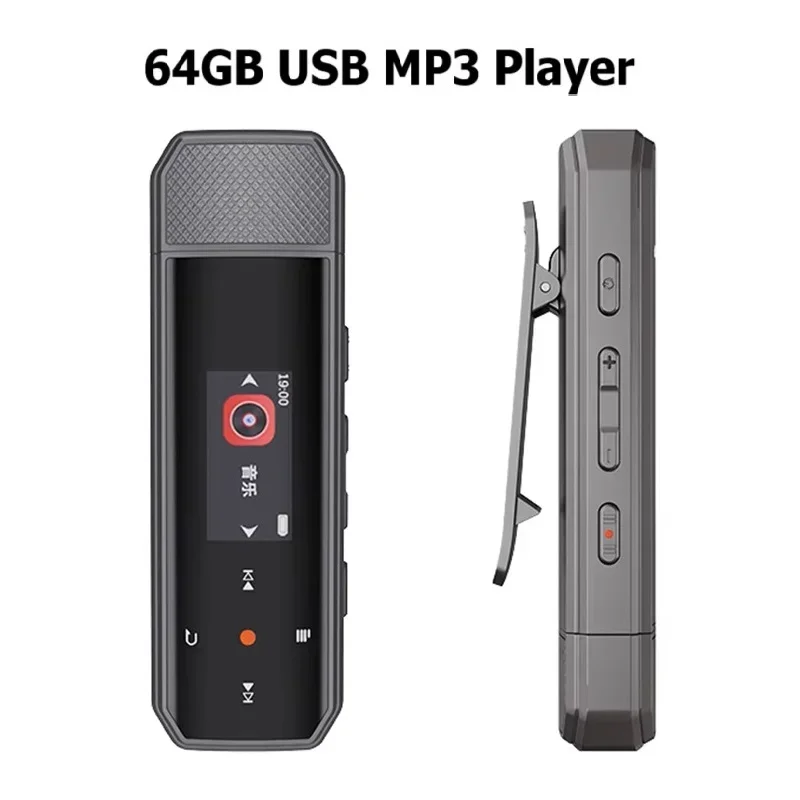for-x80-usb-mp3-player-mini-64gb-touch-key-bluetooth-53-sports-clip-music-player-support-fm-radio-recorder-e-book-pedometer