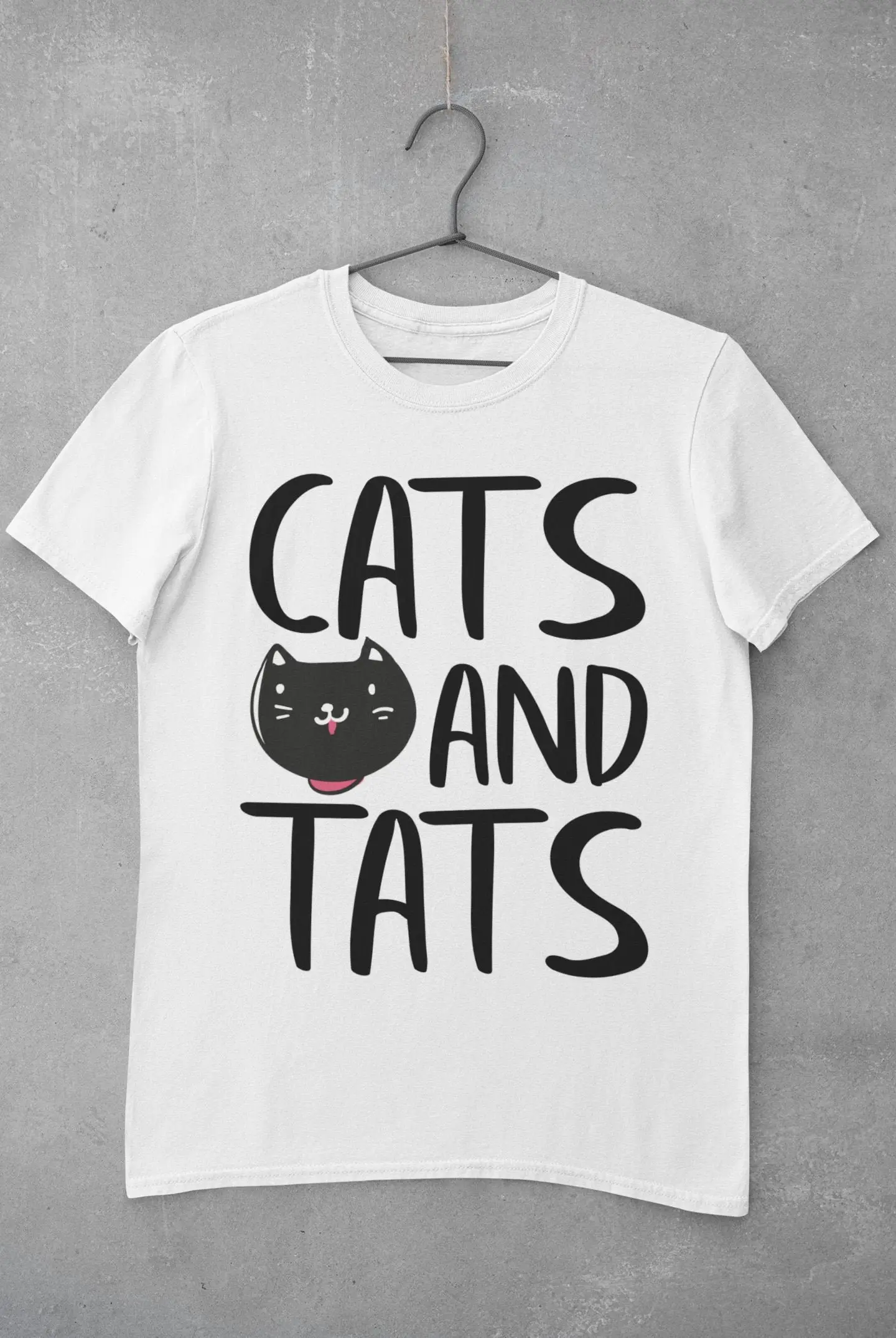 Cats Tats T Shirt Love Cat Lover Mom Animal