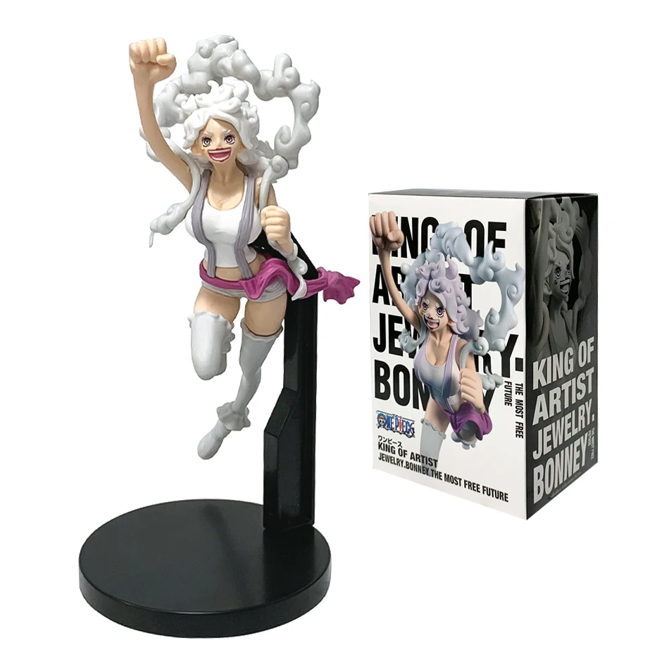 Heiße 21cm Anime ONE PIECE Nika Bonney Actionfigur PVC-Modell Desktop-Ornamente Kinderspielzeug Feiertagsgeschenke auf Lager