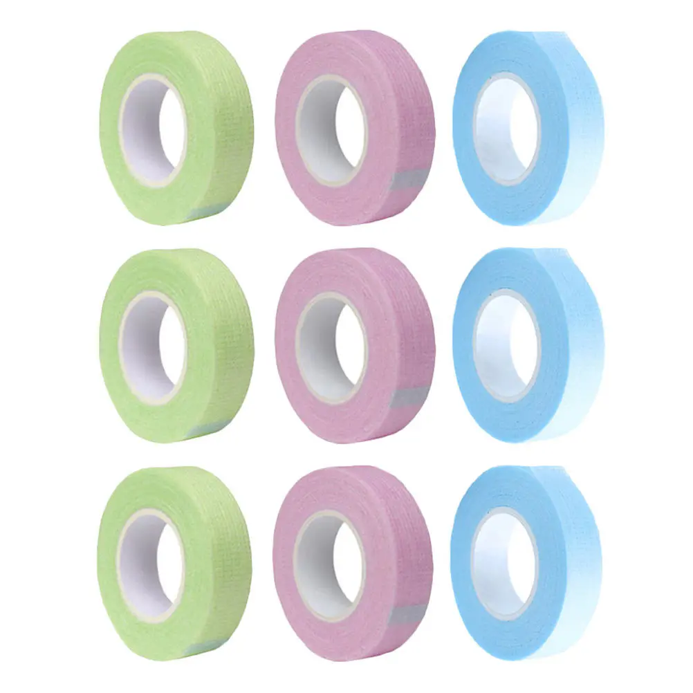 

12pcs 12 Rolls Eyelash Grafting Tapes Breathable Adhesive Isolation Tape For Beauty Salon Eyelash Extension Accessory Diy Tool
