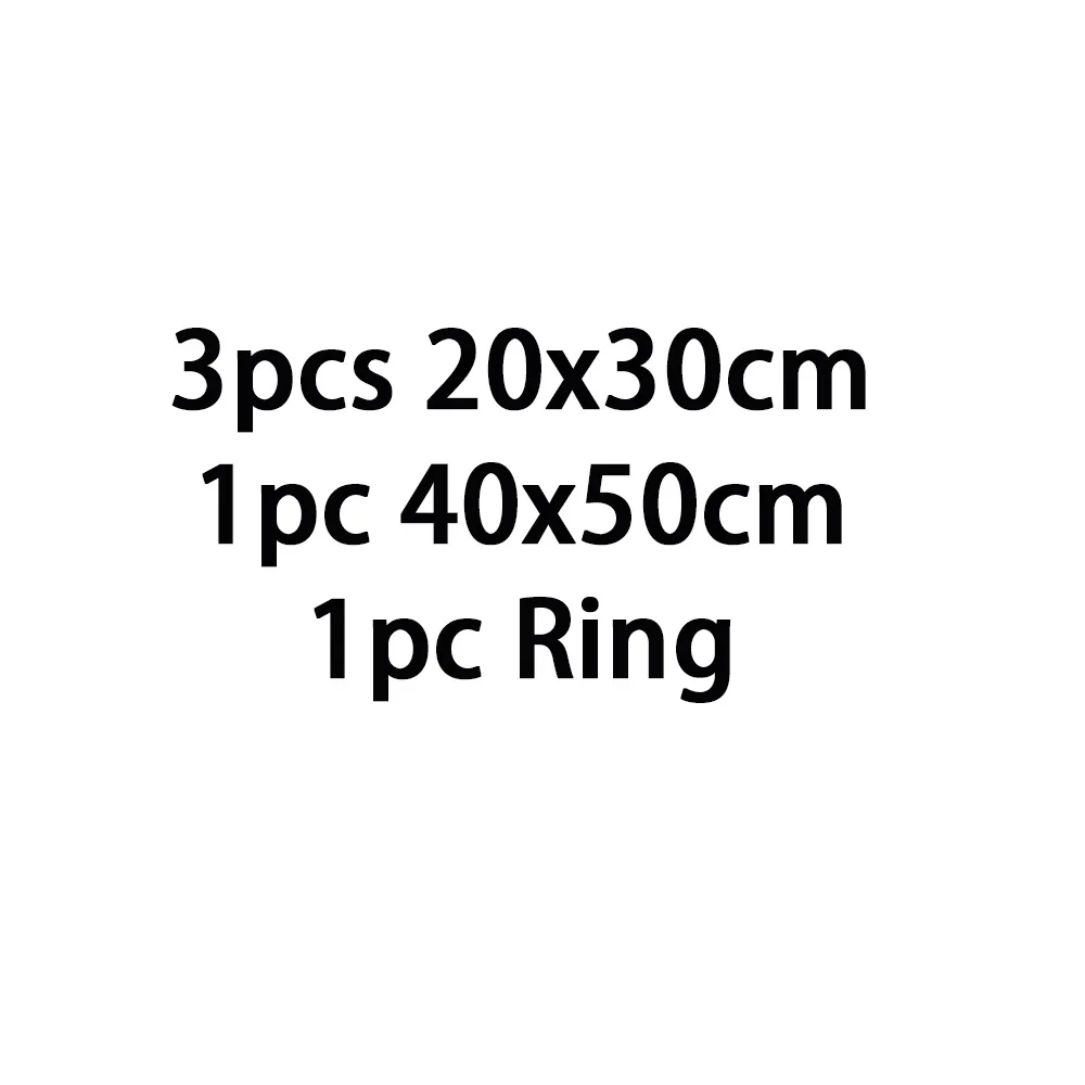 YWDECOR VIP1 Custom 3pcs 20x30cm canvas +1pc 40x50cm+1pc Ring