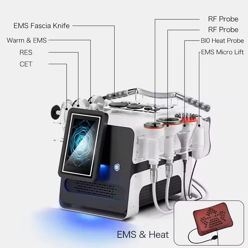 

Портативный 10-в-1 448K RET CET машина для коррекции фигуры, средство для снятия мышечной усталости, высокочастотный инструмент для подтяжки кожи с диатерми