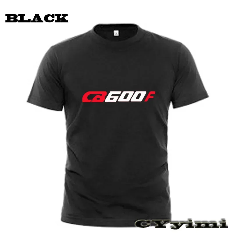 For  CB600F CB 600 F Hornet T Shirt Men New LOGO T-shirt 100% Cotton Summer Short Sleeve Round Neck Tees Male