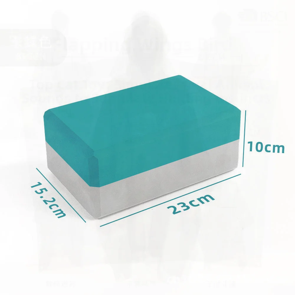 عالية الكثافة اليوغا الطوب للنساء الأطفال ممارسة الرقص المعونة ساحة الساق الصحافة رغوة الطوب الأخضر/رمادي 250 جرام أجهزة لياقة بدنية