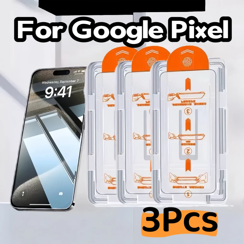 

2-3Pcs 9H HD Tempered Glass for New Google Pixel 10 9 Pro XL 8 9a 8a 7a 6a 5G Screen Protector Glass Film Anti-Scratch Dust-free