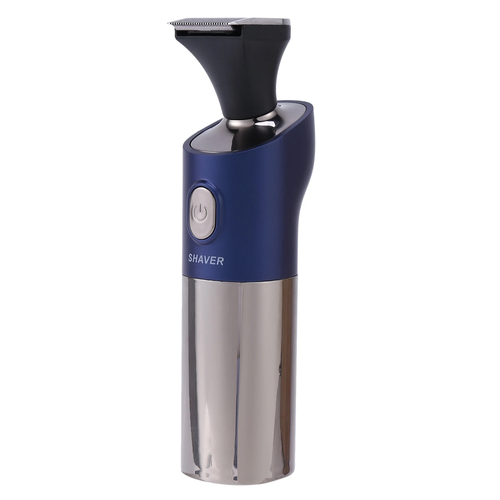 ABRG-4 في 1 ماكينة قص الشعر متعددة الوظائف للاستخدام الرطب والجاف وقابلة لإعادة الشحن ماكينة قص الشعر الكهربائية اللاسلكية للرجال ماكينة حلاقة باللون الأزرق