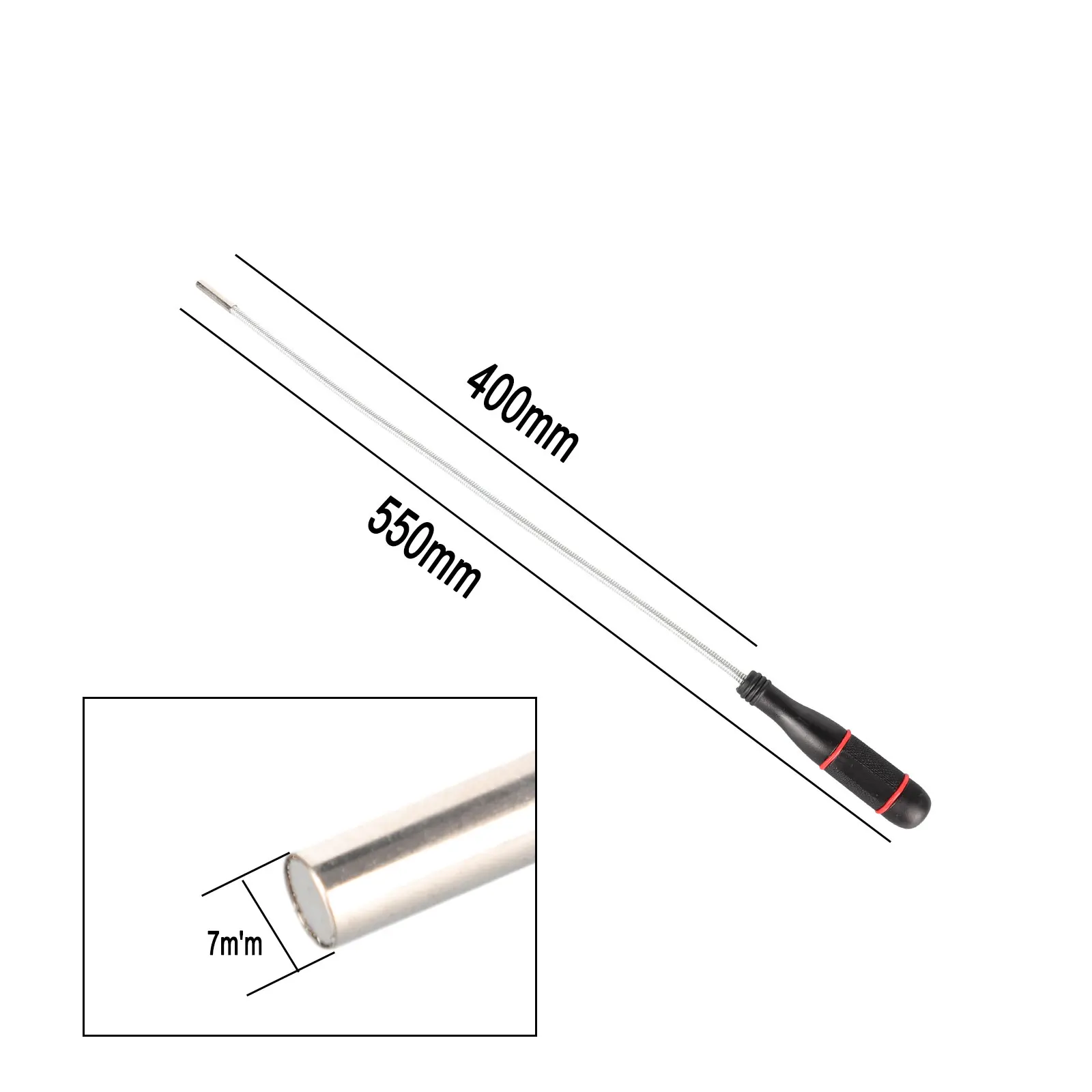 Strong Magnetic Pickup Tool 55cm Sink Drains Anti-slip Design Car Keys Comfortable Grip For Locate Falling Objects