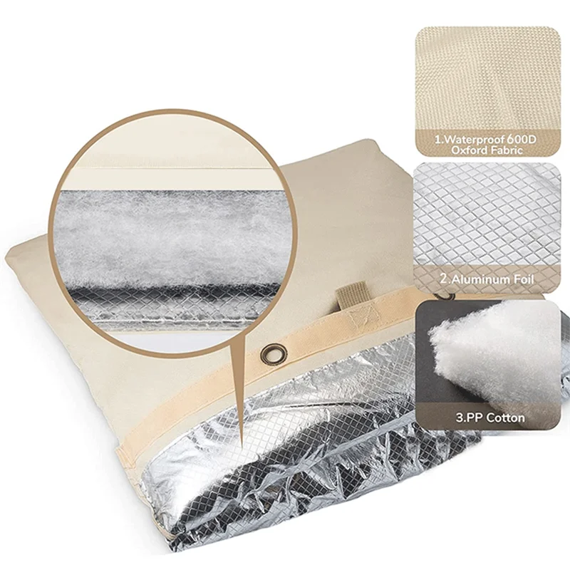 ABNL Outdoor Water Faucet Thickened Cover Sock Winter Freeze Protector Waterproof Faucet Antifreeze Protective Cover