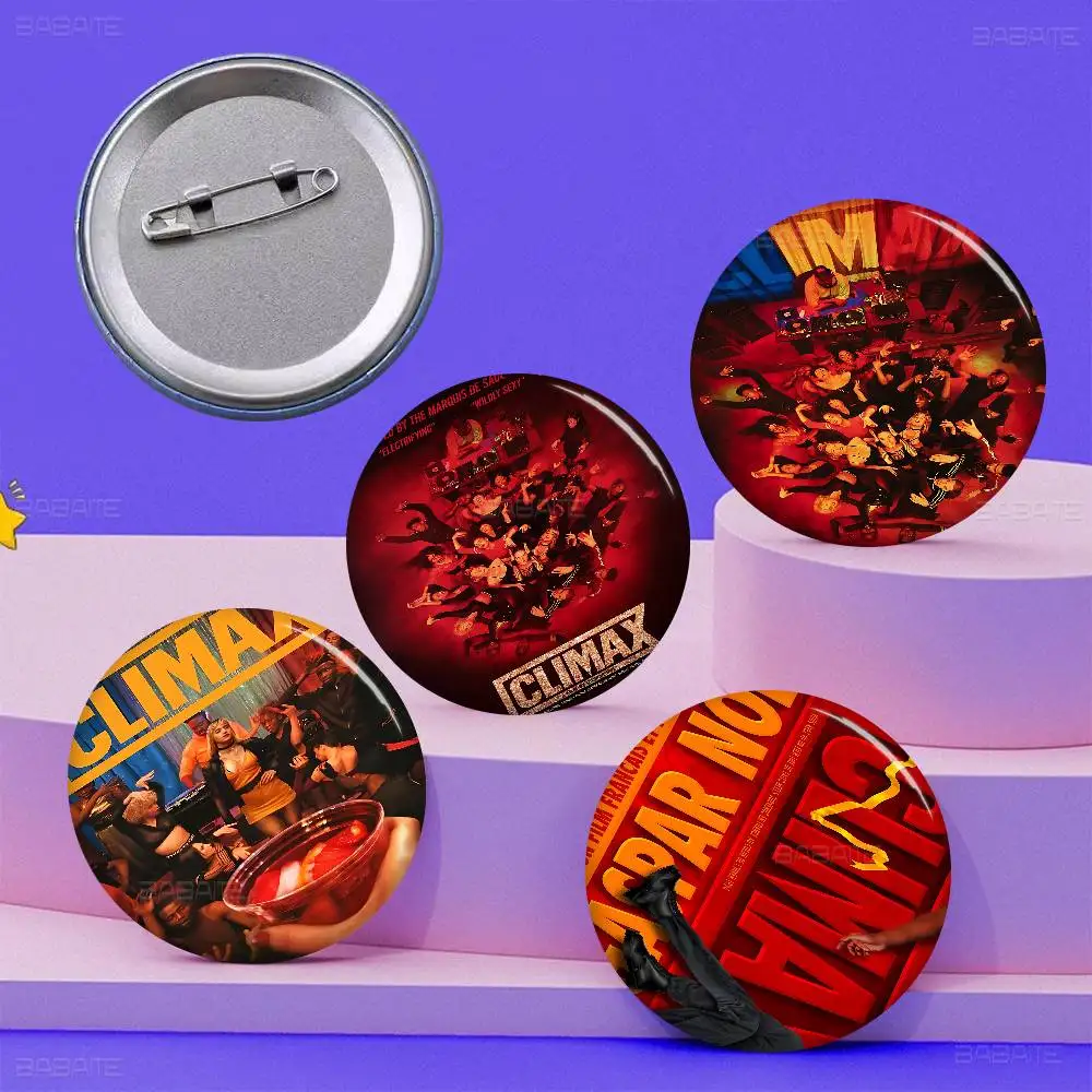 Climax Movie New Brooches Soft Button Pin Funny Silly Gnarpy On A Skateboard Meme Badge Gamer Collection Gifts