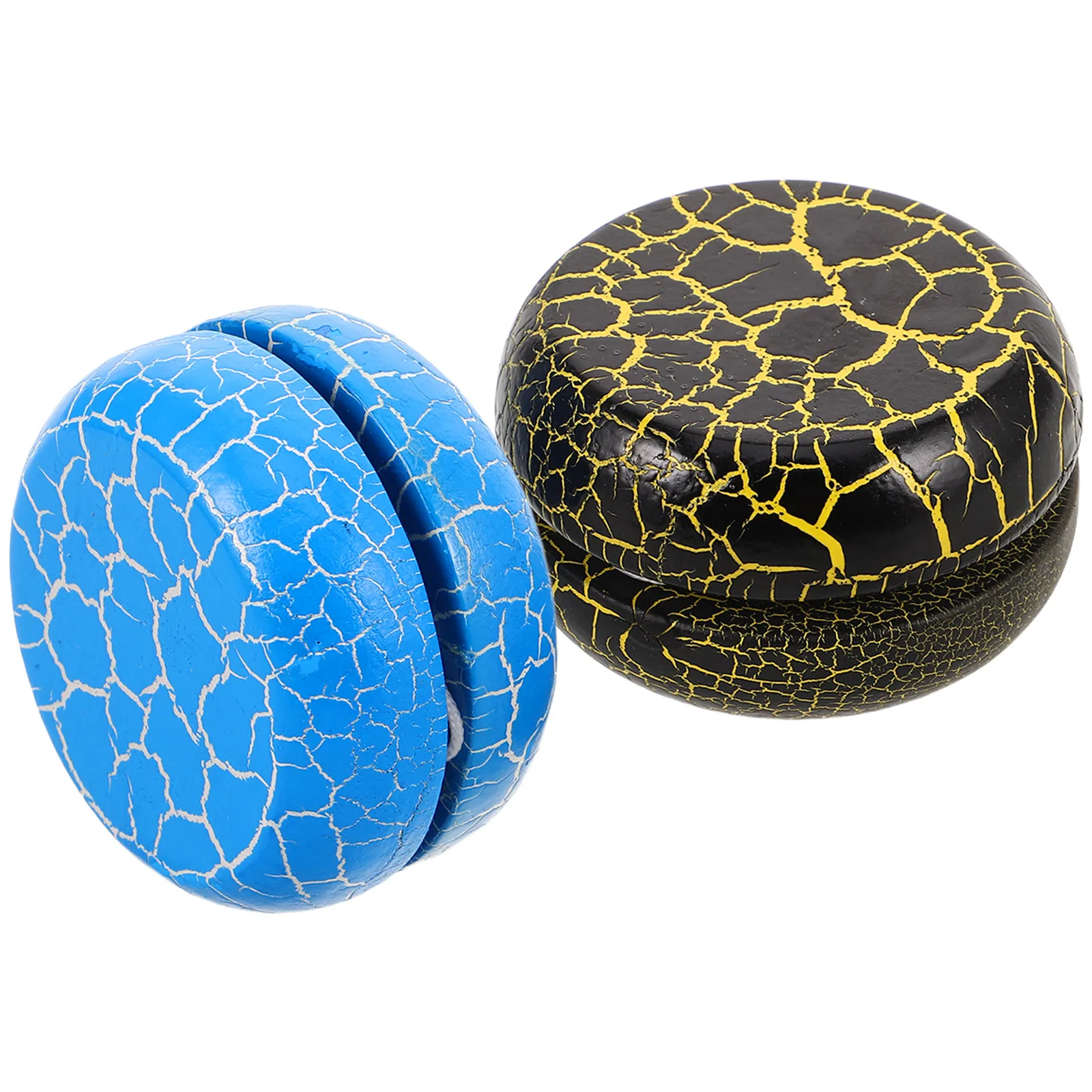 2Pcs Colorful Wooden Yo-Yo for Kids Beginners – Responsive, Fun Toy to Develop Motor Skills & Hand-Eye Coordination