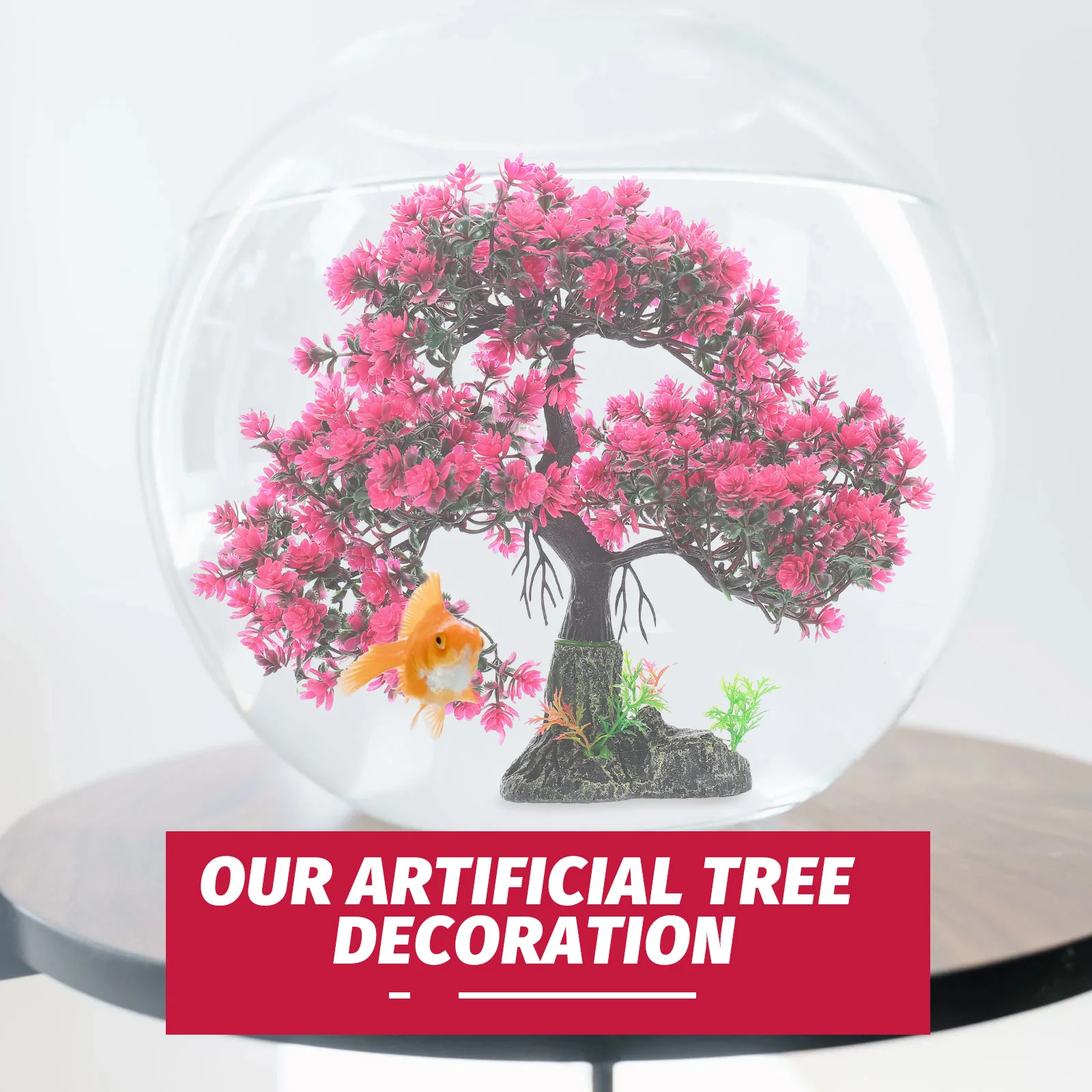 

Aquarium Artificial Fish Tank Fake Decor Simulation Water Plant Aquarium Resin Tree Desktop Tree Decor Fish Tank