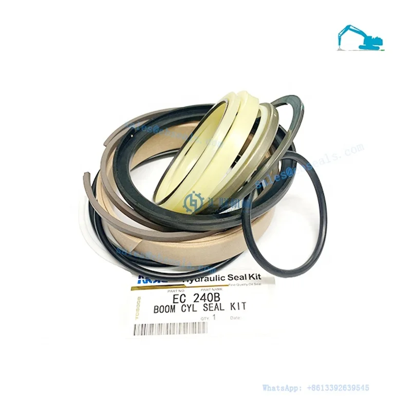 

VOE14514455 VOE14589134 EC240 EC240B Excavator Seals Boom Arm Stick Cylinder Hydraulic Sealing Seal Kit