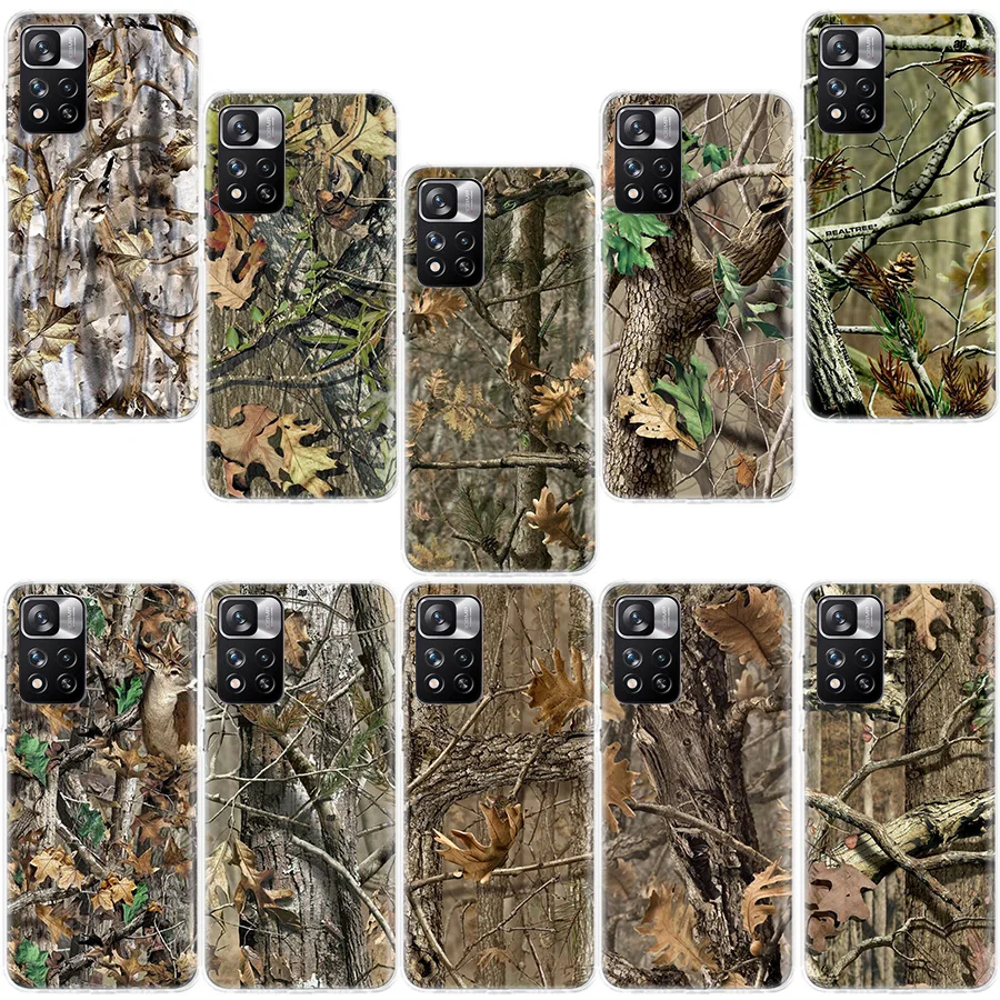 Realtree Real Tree Camo Phone Case For Xiaomi Mi 13 11T 11 Ultra 11i 12 12T Pro 12X 10T 10 Lite 5G 9 9T 8 5X 6X Cover Soft TPU F