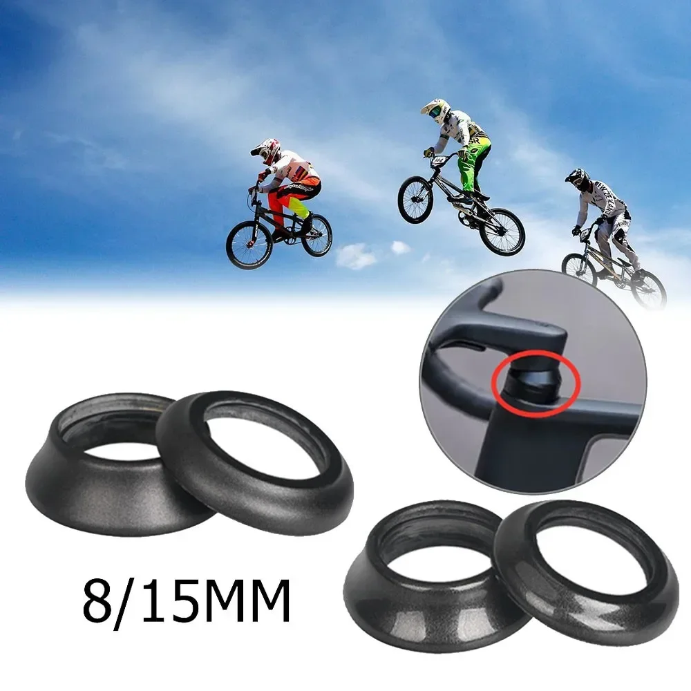 Bicycle Carbon Fiber Headset Spacer 8MM/15MM Cycling Steerer Tubes Conical Washers Gloss/matte Headset Spacers Bike Accessories