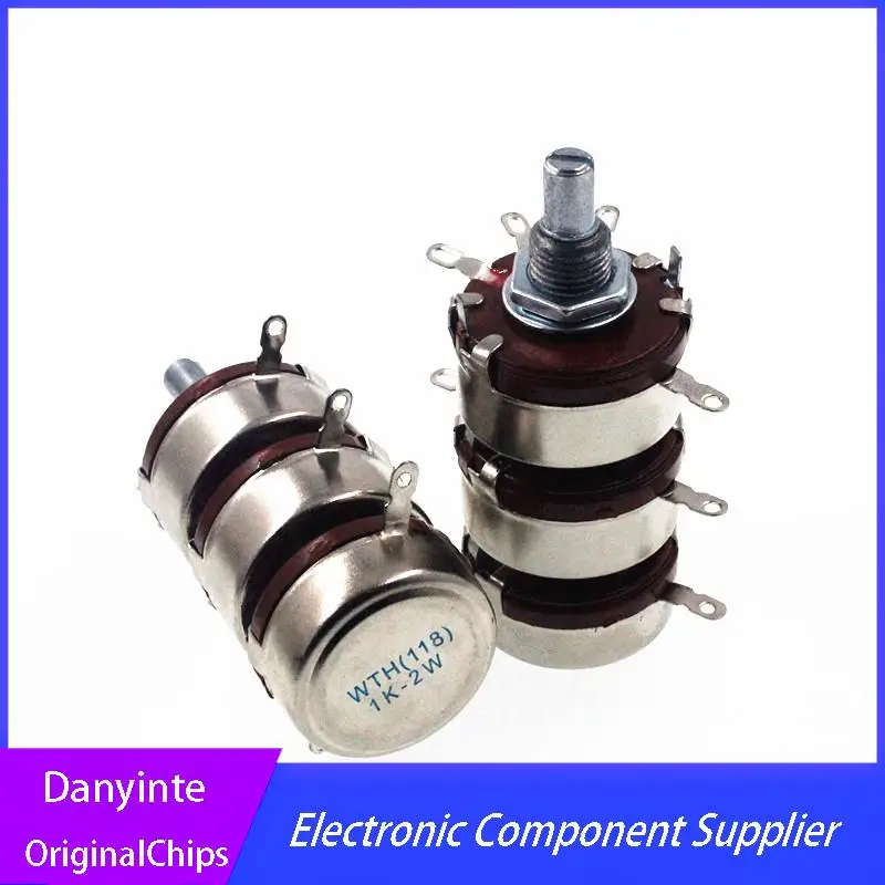 New    1PCS/LOT   WTH118 2W 1K WTH(118)  3-potentiometer Three-layer Potentiometer