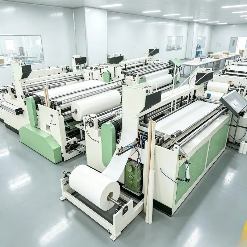 Toilet Paper Roll Production Machine Stable Winding Cutting Neat Roll Shaping High Processing Output Daily Paper Production Use