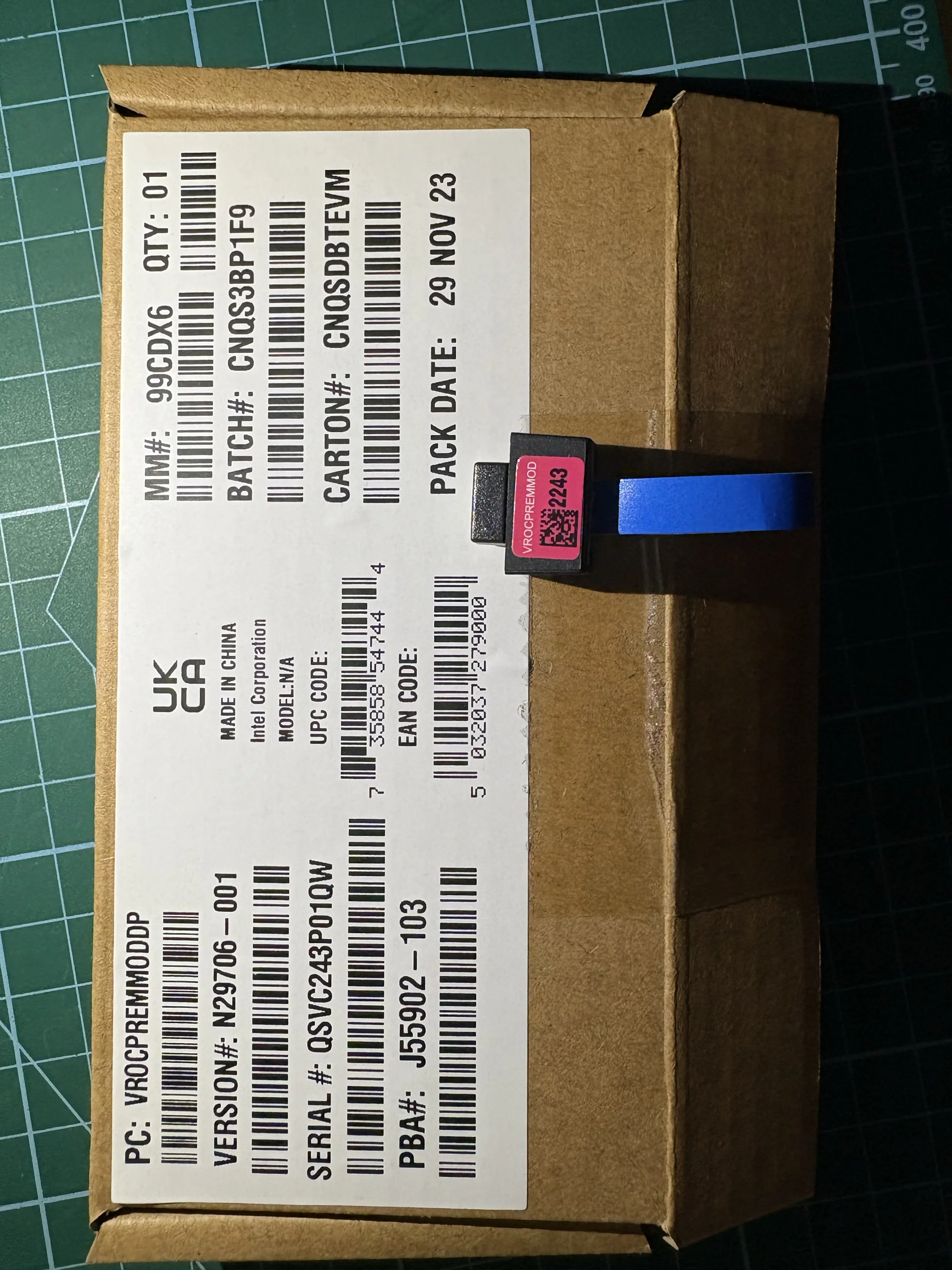 VROC RAID 0,1,5,10 nVME raid key VROCPREMMOD Standard Edition