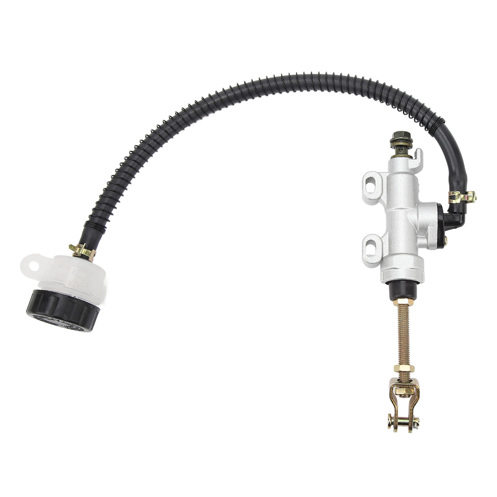 Pompa freno a pedale posteriore Cilindro principale Freno a pedale posteriore Serbatoio pompa pompa idraulica per moto Dirt Bike ATV