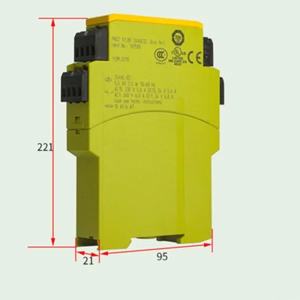 

Реле безопасности Pze X4p 787585, 24В, 4НО, расширение контактов, абсолютно новое, оригинальное, в наличии, для ПЛК
