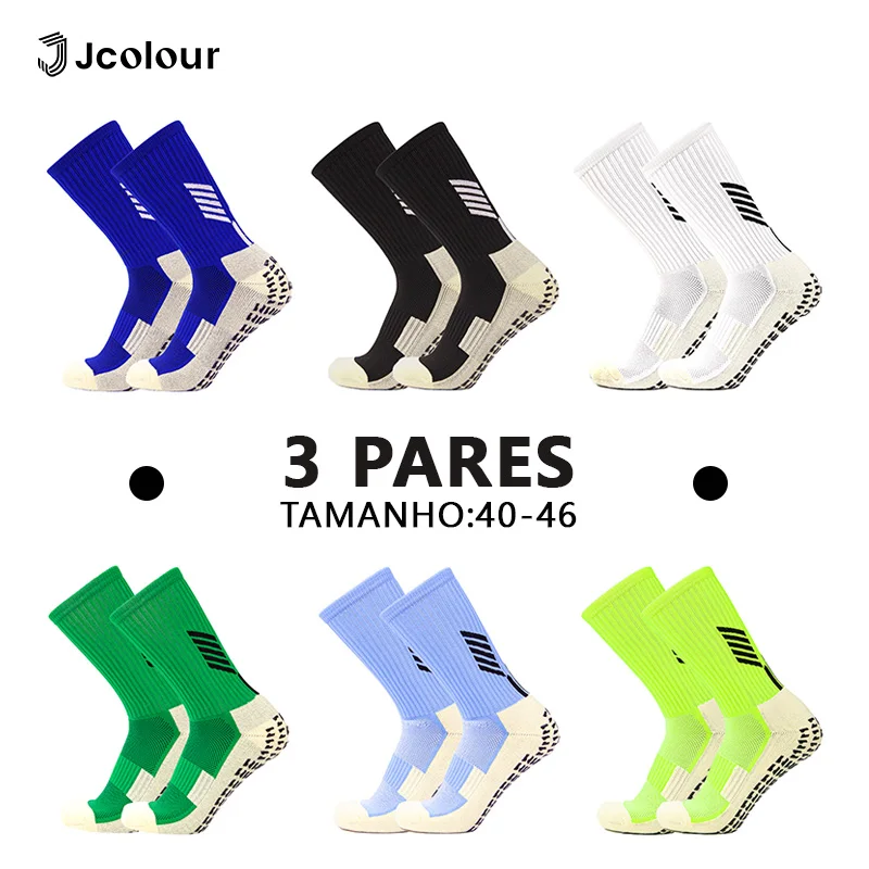 Polyamide running socks, mid-cuff soccer socks, dotted non-slip, men’s cycling socks