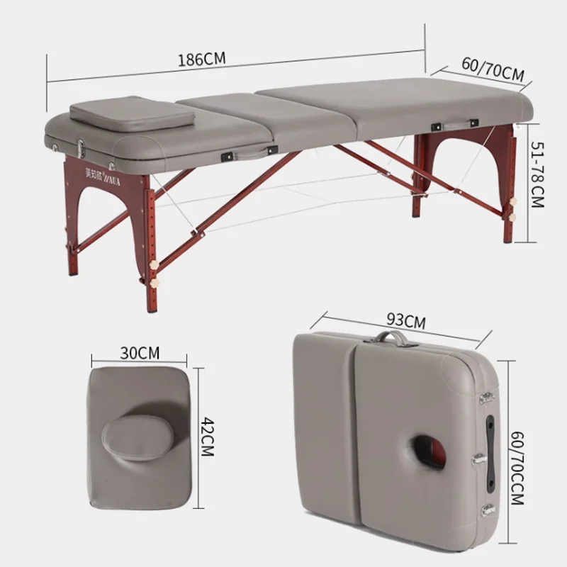 Trendy Luxury Massage Bed European Style Premium Exquisite Massage Table Glamour Modern Camillas Para Masajes Salon Furniture