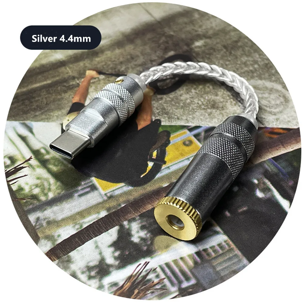 RealTek ALC5686 نوع C إلى 3.5 مللي متر 2.5 مللي متر 4.4 مللي متر DAC مضخم ضوت سماعات الأذن USB C محلل شفرة الصوت أمبير محول لنظام أندرويد ويندوز هواوي