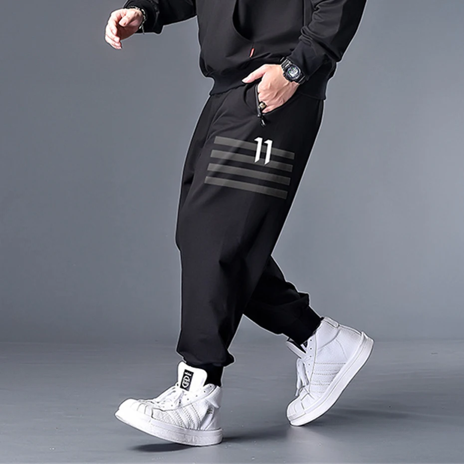 Jogger Pants Men Plus Size 7XL Fashion Casual Track Pants Elastic Waist Sweatpants Trousers Male Big Size 7XL
